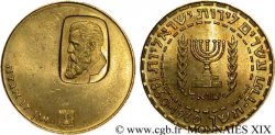 ISRAËL - ÉTAT D ISRAËL 20 lirot or, Théodore Herzl 1960 