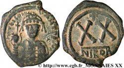 TIBÈRE II CONSTANTIN Demi-follis TTB