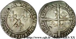 CHARLES VII LE VICTORIEUX Plaque ou double gros dit  Cromsteert  n.d. Tournai
