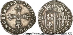 LOUIS XIII LE JUSTE Quart d écu de Navarre 1611 Saint-Palais TTB+