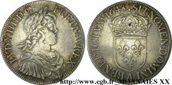 LOUIS XIV LE GRAND OU LE ROI SOLEIL Écu à la mèche courte 1645 Paris, Monnaie du Louvre