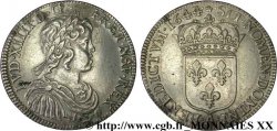 LOUIS XIV &nbsp;THE SUN KING&nbsp; Demi-écu à la mèche courte 1644 Paris, Monnaie de Matignon AU