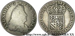 LOUIS XIV &nbsp;THE SUN KING&nbsp; Quart d&nbsp;écu de Flandre 1686 Lille VG/VF