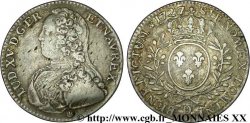 LOUIS XV DIT LE BIEN AIMÉ Demi-écu aux branches d olivier, buste habillé 1727 Lyon TTB