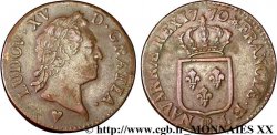 LOUIS XV  THE WELL-BELOVED  Sol dit  à la vieille tête  1770 Strasbourg