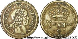 LOUIS XIII  Poids monétaire pour le double louis de Louis XIII (à partir de 1640) n.d.  XF