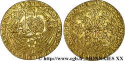 ANGLETERRE - ROYAUME D ANGLETERRE - ÉDOUARD IV Noble d or à la rose TTB