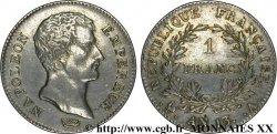 1 franc Napoléon Empereur, Calendrier révolutionnaire 1805 Paris F.201/14 SS 