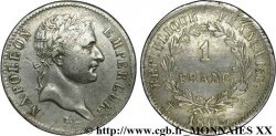 1 franc Napoléon Ier tête laurée, République française 1808 Nantes F.204/13