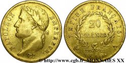20 francs or Napoléon, tête laurée, Empire français 1810 Paris F.516/8 XF 