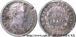 Demi-franc Napoléon empereur, Empire français 1811 Nantes F.178/32 TTB 