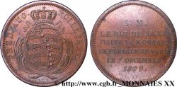 Monnaie de visite, module de 2 francs pour Frédéric-Auguste de Saxe 1809 Paris VG.cf. 2277  SUP 