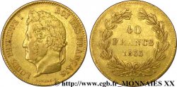 40 francs or Louis-Philippe 1833 Paris F.546/5 BB 