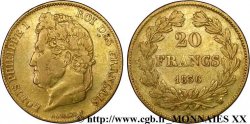 20 francs Louis-Philippe, Domard 1836 Lille F.527/15 BC 