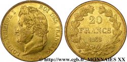 20 francs Louis-Philippe, Domard 1838 Paris F.527/18 TTB 