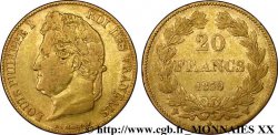 20 francs Louis-Philippe, Domard 1839 Lille F.527/21
