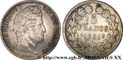 5 francs, Ier type Domard, tranche en relief 1831 Limoges F.320/6