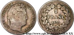 1 franc Louis-Philippe, couronne de chêne 1835 Lyon F.210/42