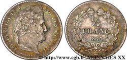 1/4 franc Louis-Philippe 1843 Lille F.166/96 VZ 