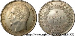 5 francs Louis-Napoléon 1852 Paris F.329/1 SPL 