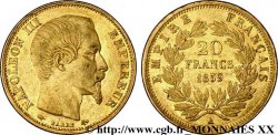 20 francs or Napoléon III, tête nue 1859 Paris F.531/15 TTB 