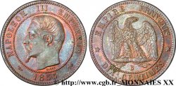 Dix centimes Napoléon III, tête nue 1855 Rouen F.133/21 SUP 