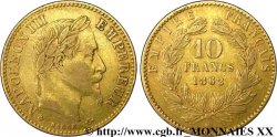 10 francs or Napoléon III, tête laurée 1862 Strasbourg F.507A/2