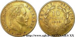 10 francs or Napoléon III, tête laurée 1866 Strasbourg F.507A/14