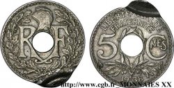 5 centimes Lindauer petit module, double frappe 1938 Paris F.122/21 XF 