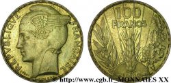 Concours de 100 Francs, essai de Bazor en bronze-aluminium 1929 Paris VG.5216 var. SUP 
