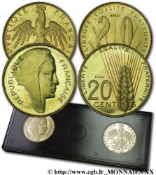 Boîte de 2 essais de 20 centimes, Coeffin et Rousseau 1961 Paris  FDC 