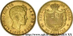 SPAIN - KINGDOM OF SPAIN - ALFONSO XIII 20 pesetas 1899 Madrid