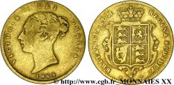 GRAN BRETAGNA - VICTORIA Demi-souverain, (half sovereign), coin 13 1864 Londres