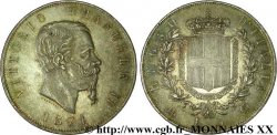 ITALIE - ROYAUME D&nbsp;ITALIE - VICTOR-EMMANUEL II 5 lires 1871 Milan SPL 