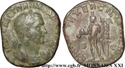 TRAJAN DÈCE Sesterce, (GB, Æ 29) TTB