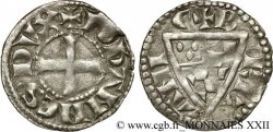 BRETAGNE - DUCHÉ DE BRETAGNE - JEAN Ier LE ROUX Denier TTB