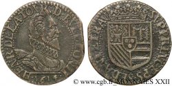 ARDENNES - PRINCIPAUTÉ DE SEDAN - HENRI DE LA TOUR D&nbsp;AUVERGNE Liard, type 4 (col fraisé, grènetis intérieur au droit et au revers) TTB