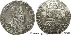 PAYS-BAS ESPAGNOLS - COMTÉ D ARTOIS - PHILIPPE II D ESPAGNE Demi-écu Philippe TTB