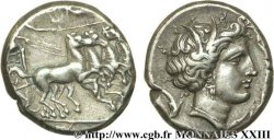 SICILIA - SICULO-PUNICO - CEFALU Tétradrachme