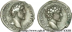 ANTONIN et MARC AURÈLE CÉSAR Denier TTB