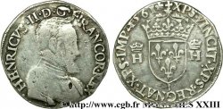 CHARLES IX. COINAGE AT THE NAME OF HENRY II Teston à la tête nue, 1er type 1561 Limoges