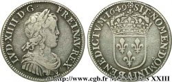 LOUIS XIV  THE SUN KING  Quart d écu à la mèche longue 1649 Paris