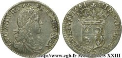 LOUIS XIV LE GRAND OU LE ROI SOLEIL Douzième d écu au buste juvénile du Dauphiné 1661 Grenoble TB+