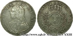LOUIS XV  THE WELL-BELOVED  Écu aux branches d olivier, buste habillé 1731 Montpellier