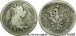 ITALIE - ROYAUME DE SICILE - CHARLES III D ESPAGNE Thaler ou écu d’argent 1735 Palerme