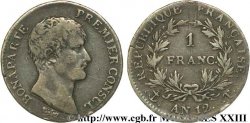 1 franc Bonaparte Premier consul 1804 Nantes F.200/19 TTB 