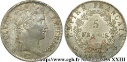 5 francs Napoléon empereur, Empire français 1813 Perpignan F.307/70 SUP 