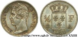 1/4 franc Charles X 1828 Paris F.164/18 SUP 