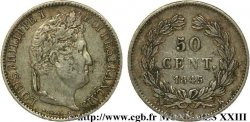 50 centimes Louis-Philippe 1845 Bordeaux F.183/5 VF 