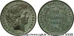 Concours de 20 francs, essai de Marrel 1848  VG.3030 var SUP 